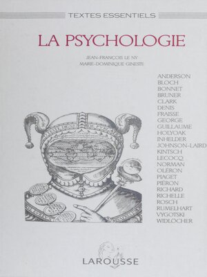 cover image of La Psychologie